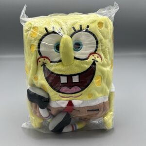 2004 Viacom Int'l Nickelodeon Sponge Bob Squarepants Plush 11" Embroidered NOS